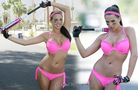 Danielle Lloyd - Shooting her 2010 Calendar April 2009