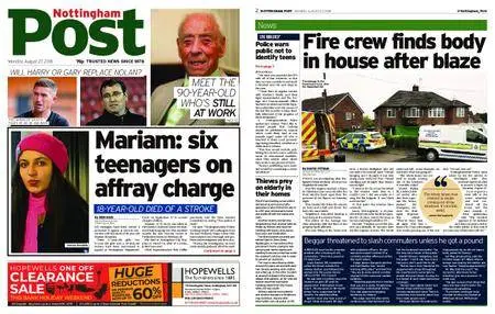 Nottingham Post – August 27, 2018