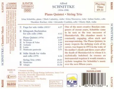 Alfred Schnittke - Piano Quintet - String Trio (2000)