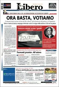 LIBERO DEL 10 MARZO 2010