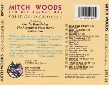 Mitch Woods And His Rocket 88's - Solid Gold Cadillac (1991)