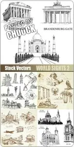 World sights 2 - Stock Vector