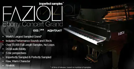 FAZIOLI Ebony Concert Grand Complete Edition KONTAKT