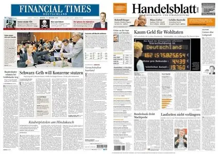 Handelsblatt & FinancialTimesDeutschland vom 12.10.2009