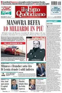 Il Fatto Quotidiano (20-08-11)