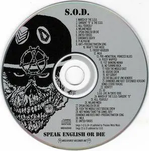 S.O.D. - Speak English Or Die (1985) {1987 unremastered CD and 1999 Platinum Edition} **[RE-UP]**