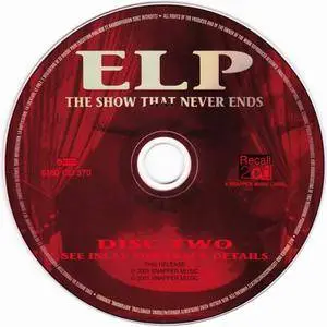 Emerson, Lake & Palmer - The Show That Never Ends (2001) {2CD Set, Snapper Music SMDCD370}