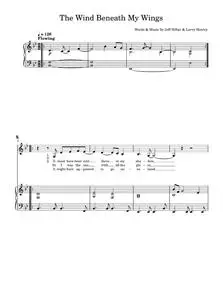 Wind Beneath My Wings, The - Bette Midler (Piano-Vocal-Guitar (Piano Accompaniment))