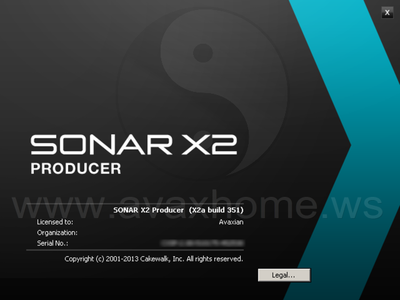 Cakewalk Sonar X2a Producer (Build 351) Multilingual