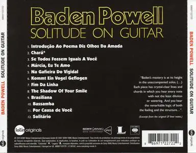 Baden Powell - Solitude On Guitar (1973) {2007 Latin Originals/Columbia/Sony Legacy}