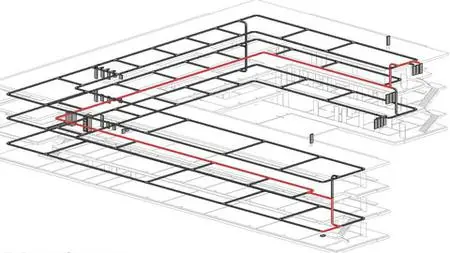 Electrical Circuit Path Through Cable Trays Revit. Advanced.