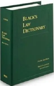 Black's Law Dictionary, Standard Ninth Edition (repost)