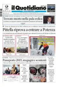 il Quotidiano del Sud Basilicata - 29 Gennaio 2019