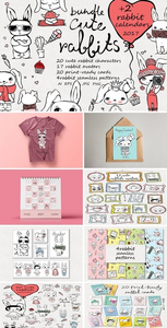 Cute Rabbits collection + Bonus 1069802