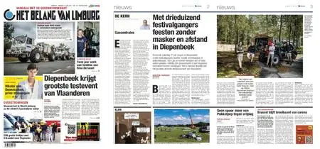 Het Belang van Limburg – 27. juli 2021