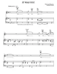 It was you - Norah Jones (Piano-Vocal-Guitar)