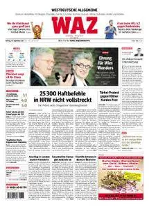 WAZ Westdeutsche Allgemeine Zeitung Bochum - 18. September 2017