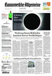 Hannoversche Allgemeine Zeitung - 22. August 2017