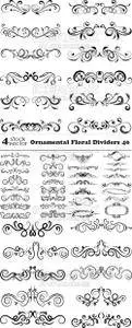 Vectors - Ornamental Floral Dividers 40