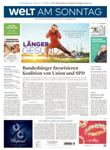 Welt am Sonntag - 5 Januar 2025