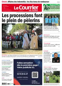 Le Courrier de l'Ouest Cholet - 16 Août 2024