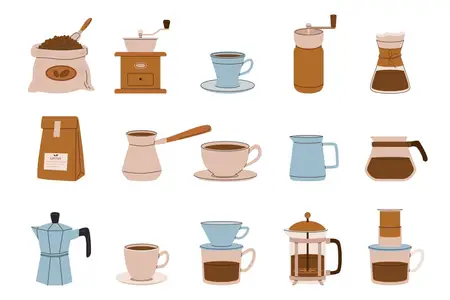 EE - 15 Coffee icon set ZCL3R8H