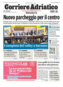Corriere Adriatico Macerata - 22 Maggio 2025