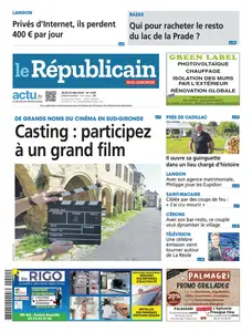 Le Républicain Sud Gironde - 22 Mai 2025