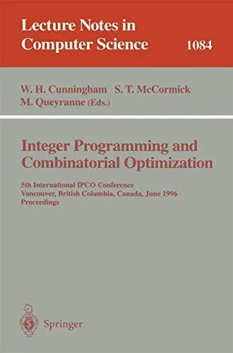 Integer Programming and Combinatorial Optimization: 5th International IPCO Conference Vancouver, British Columbia, Canada, June