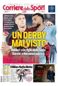 Corriere dello Sport Roma - 4 Gennaio 2025