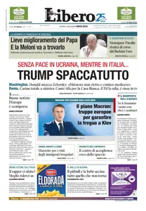 Libero - 20 Febbraio 2025