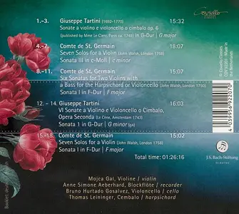 Mojca Gal, Ensemble Ad Fontes - Secret Charms: Works By Giuseppe Tartini & the Count of St. Germain (2022)