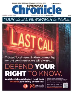 Sevenoaks Chrionicle - 30 October 2025