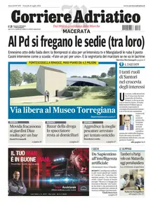 Corriere Adriatico Macerata - 26 Luglio 2024