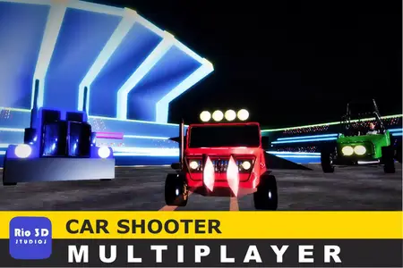 Unity Asset -  Multiplayer Car Shooter v3.9