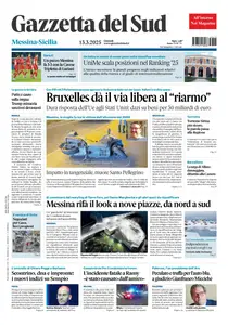 Gazzetta del Sud Messina - 13 Marzo 2025