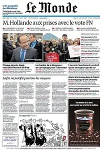 Le Monde du Jeudi 26 Avril 2012