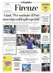 la Repubblica Firenze - 8 Agosto 2023