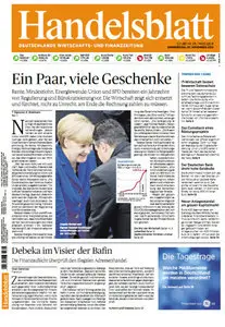 Das Handelsblatt vom 07 November 2013