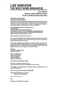 Yen Press-Log Horizon The West Wind Brigade Vol 08 2022 Hybrid Comic eBook