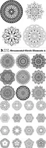 Vectors - Ornamental Circle Elements 2