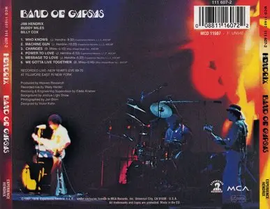 Hendrix - Band Of Gypsys [1997 Remaster] (1970)