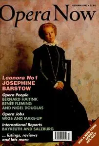 Opera Now - October 1992