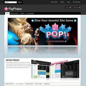 Joomla Template Joomlapraise JP PopPraise
