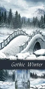 Stock Photo - Gothic Winter Backgrounds