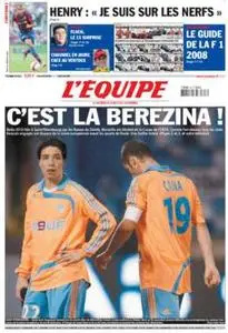 L'equipe du 13 mars 2008