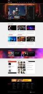 JoomlArt - JA Muzic v1.1.6 - Responsive Joomla template for Entertainment Music