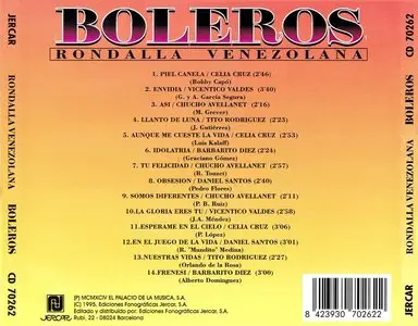 Rondalla Venezolana y varios - Boleros (1995)