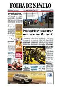 Jornal Folha de São Paulo - 11 de janeiro de 2014 - Sábado