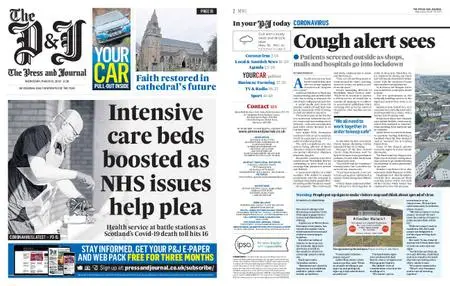 The Press and Journal Aberdeenshire – March 25, 2020